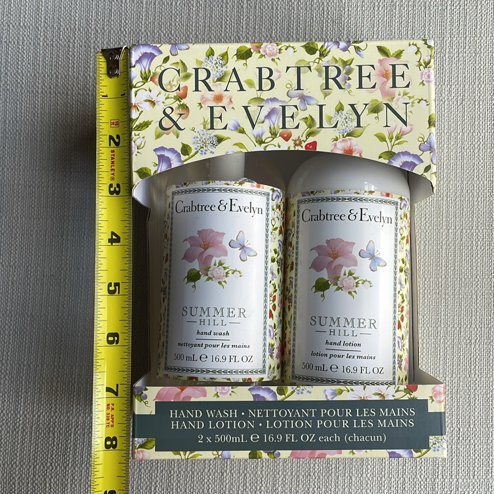 Crabtree & Evelyn summer hill gift set hand wash hand lotion - Picture 7 of 10